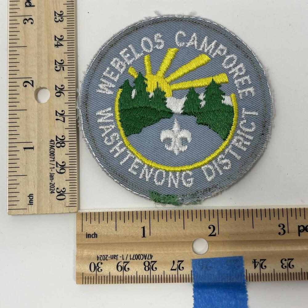 Boy Scouts Webelos Camporee Washtenong District BSA Patch Camp